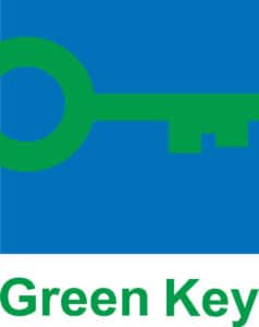 Green Keys logga på Haga slotts hemsida